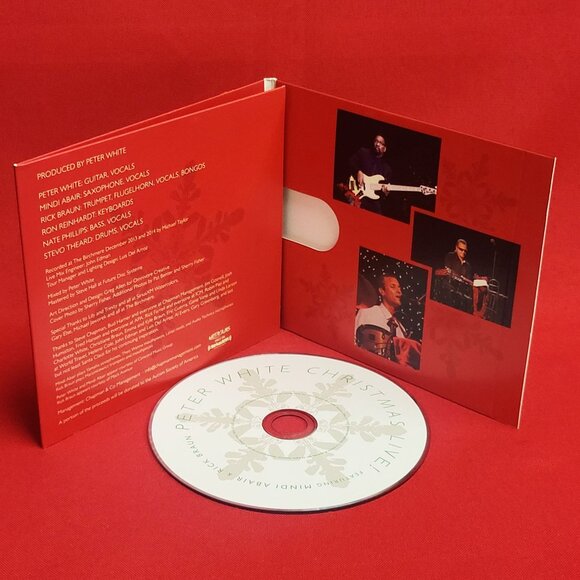 Peter White Christmas Live Featuring Mindi Abair & Rick Braun CD Signed 2015 - Picture 6 of 8